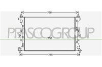 Kühler, Motorkühlung für SUZUKI SX4...