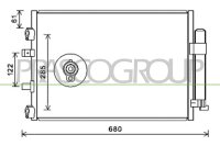 Kondensator, Klimaanlage für FORD C-MAX II (DXA/CB7,...