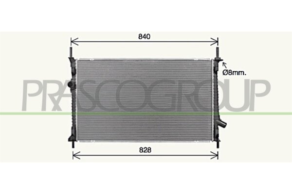 Kühler, Motorkühlung für FORD TRANSIT CUSTOM V362 Kasten (FY, FZ)