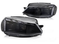 Scheinwerfer Set für VW GOLF 7 17-19 Schwarz...