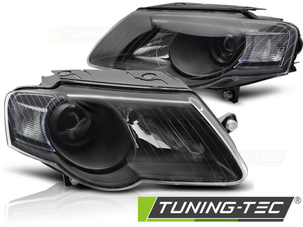 Scheinwerfer Set für VW PASSAT B6 3C 03.05-10 Schwarz