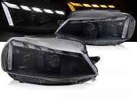Scheinwerfer Set für VW GOLF 7 17-19 Schwarz...