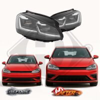 Scheinwerfer Set vorne für VW GOLF VII Variant (BA5, BV5)