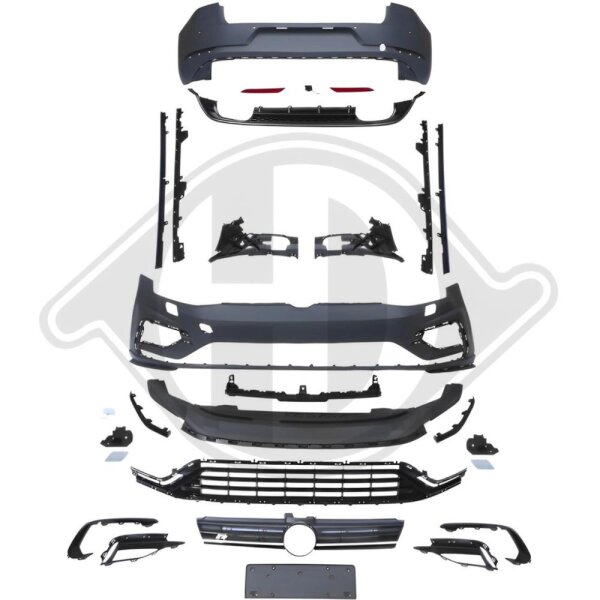 Stoßfänger hinten,seitlicher Anbau,vorne für VW GOLF VII (5G1, BQ1, BE1, BE2)
