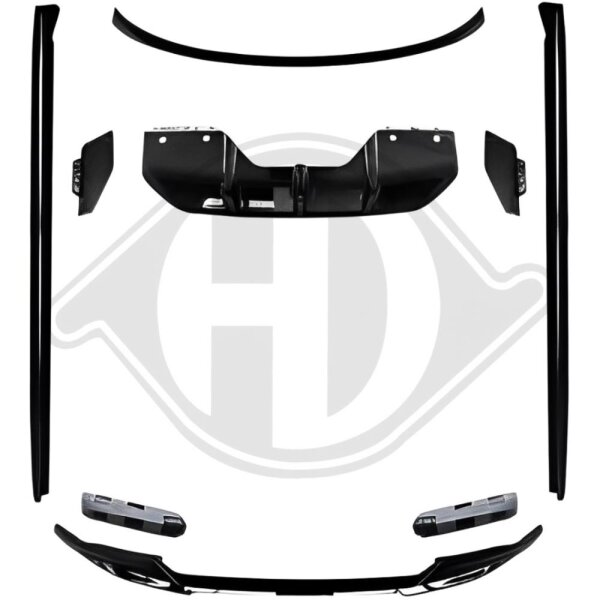 Blende, Stoßfänger Fahrzeugseite,vorne und hinten für BMW X6 (F16, F86)