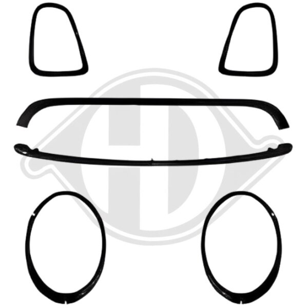 Blende, Stoßfänger vorne und hinten für MINI MINI Coupe (R58)