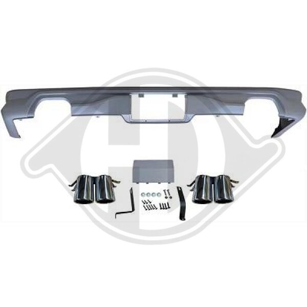Blende, Stoßfänger hinten für VW TRANSPORTER T6 / CARAVELLE T6 Bus (SGB, SGJ, SHB, SHJ)