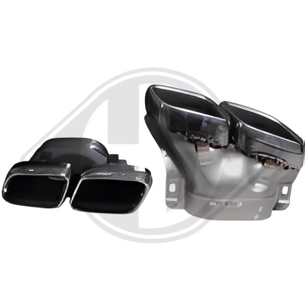 Endrohrblende beidseitig,hinten für MERCEDES-BENZ GLE (V167)