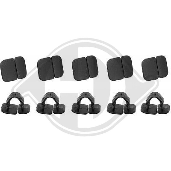 Halteclip, Motorhaubendämmung für SEAT IBIZA IV (6J5, 6P1)