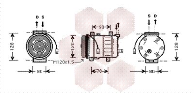 Kompressor, Klimaanlage  für ALFA ROMEO 155 (167_)