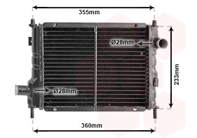 Kühler, Motorkühlung  für ROVER MINI Schrägheck