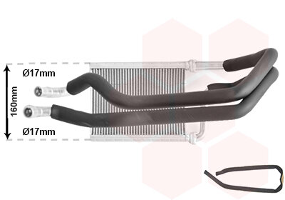 Wärmetauscher, Innenraumheizung hinten für LAND ROVER RANGE ROVER IV (L405)