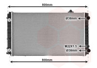 Kühler, Motorkühlung  für AUDI A8 D2 (4D2,...