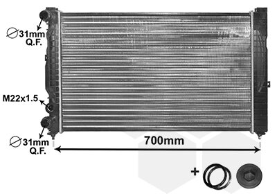 Kühler, Motorkühlung  für AUDI A4 B5 (8D2)
