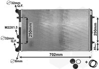 Kühler, Motorkühlung  für AUDI A3 (8L1)