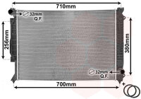 Kühler, Motorkühlung  für AUDI A6 C5 (4B2,...