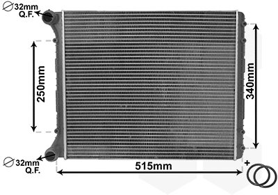 Kühler, Motorkühlung  für AUDI A2 (8Z0)