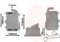 Ölkühler, Motoröl  für AUDI A6 C7 (4G2, 4GC)