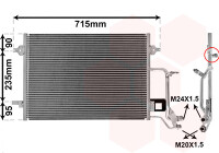 Kondensator, Klimaanlage  für AUDI A4 B5 (8D2)