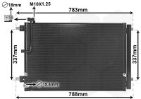 Kondensator, Klimaanlage  für AUDI A8 D4 (4H2, 4H8,...
