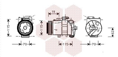 Kompressor, Klimaanlage  für AUDI A2 (8Z0)