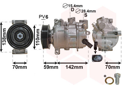 Kompressor, Klimaanlage  für AUDI A4 B8 (8K2)