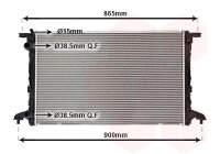Kühler, Motorkühlung  für AUDI Q7 (4MB,...