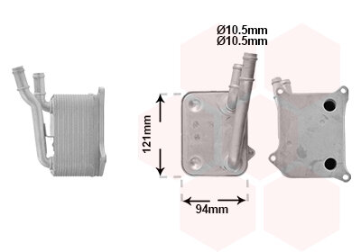 Ölkühler, Motoröl  für AUDI A6 C6 (4F2)