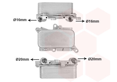 Ölkühler, Automatikgetriebe  für VW TOUAREG (7P5, 7P6)