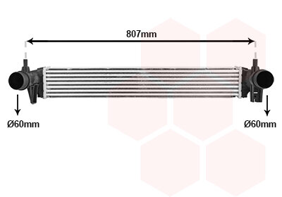 Ladeluftkühler  für AUDI A1 (8X1, 8XK)