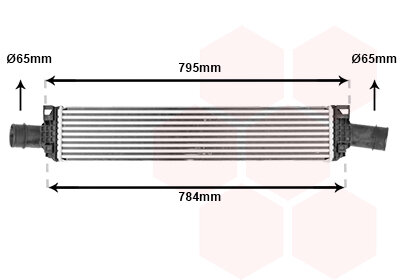 Ladeluftkühler  für AUDI A4 B9 (8W2, 8WC)