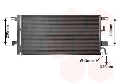 Kondensator, Klimaanlage  für AUDI A4 B9 (8W2, 8WC)