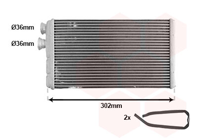 Wärmetauscher, Innenraumheizung  für AUDI Q7 (4MB, 4MG, 4MQ)