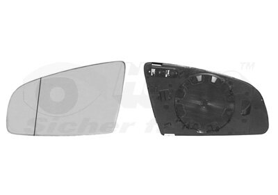 Spiegelglas, Außenspiegel links für AUDI A4 B6 (8E2)