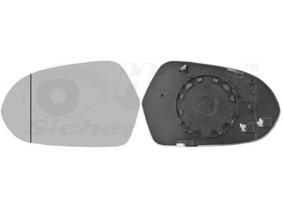 Spiegelglas, Außenspiegel links für AUDI A6 C7 (4G2, 4GC)