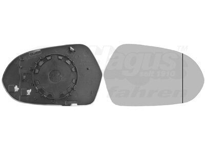 Spiegelglas, Außenspiegel rechts für AUDI A6 C7 (4G2, 4GC)