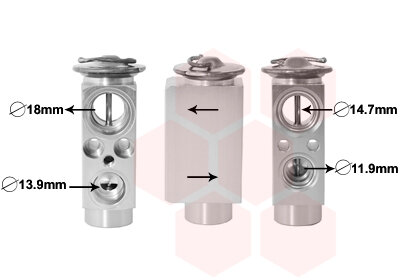 Expansionsventil, Klimaanlage  für BMW X5 (E70)