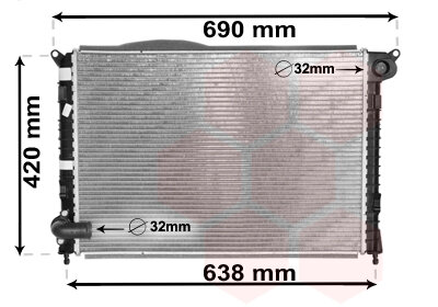 Kühler, Motorkühlung  für MINI MINI (R50, R53)