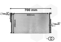 Kühler, Motorkühlung  für BMW 1 (F20)