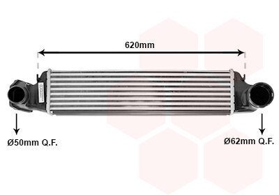Ladeluftkühler  für BMW 3 (E46)