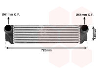 Ladeluftkühler  für BMW 5 (F10)