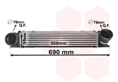 Ladeluftkühler  für BMW 3 Cabriolet (E93)