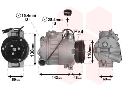 Kompressor, Klimaanlage  für BMW X5 (E70)