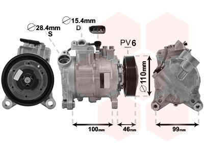 Kompressor, Klimaanlage  für BMW 3 Touring (E91)
