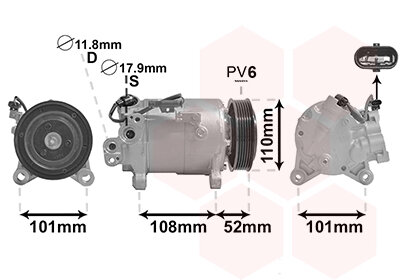 Kompressor, Klimaanlage  für MINI MINI (F56)
