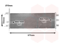 Kühler, Motorkühlung  für BMW 2 Active...
