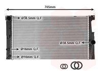 Kühler, Motorkühlung  für BMW 5 (F10)