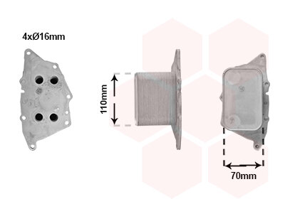 Ölkühler, Motoröl  für MINI MINI (F55)