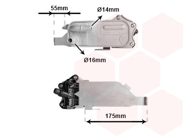 Ölkühler, Automatikgetriebe  für BMW X3 (F25)