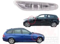 Blinkleuchte seitlicher Einbau für BMW 3 Touring (E91)